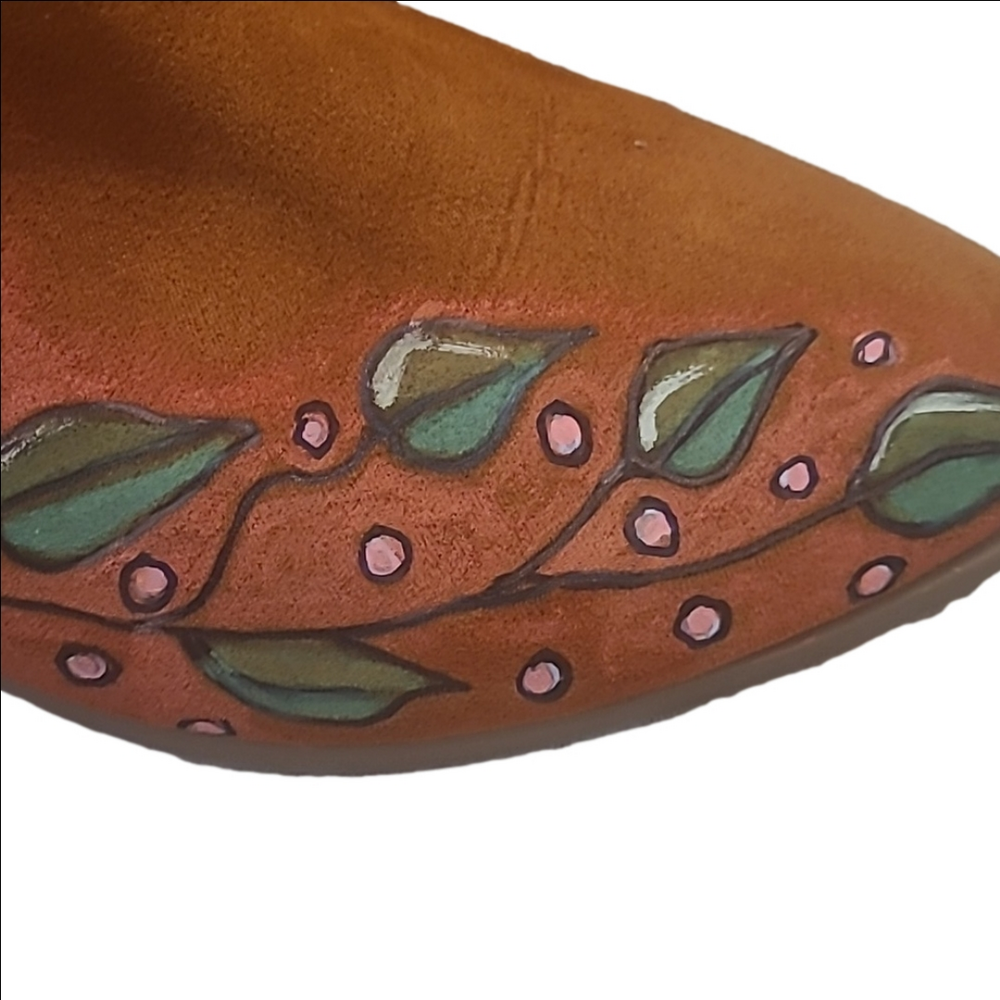 Hand Painted Womens s7 Bohemian Art To Wear Cottagecore Autumn Fairy - Picture 14 of 14